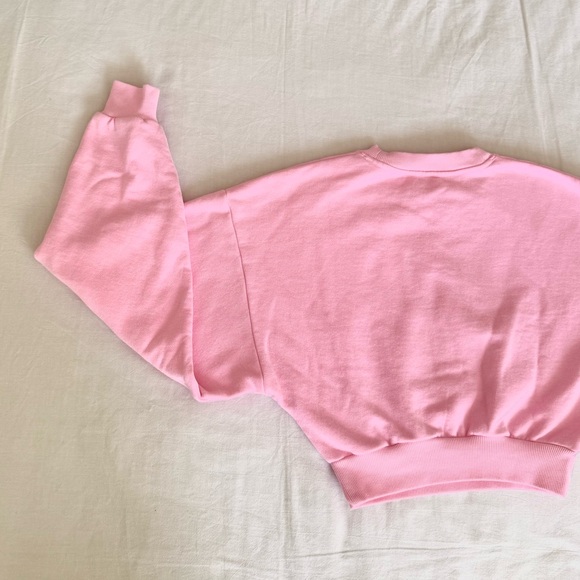 Pink Crop Crewneck - alo - Picture 10 of 15